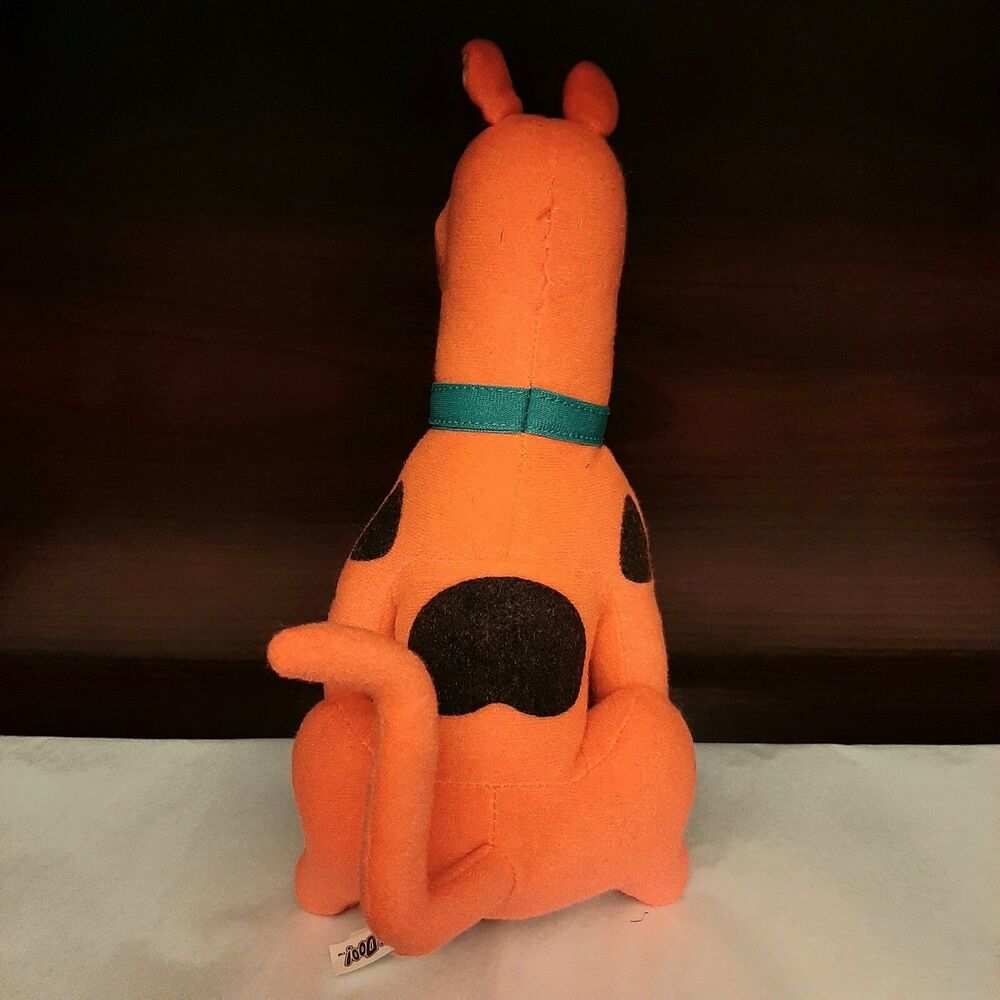 Toy Factory Scooby Doo Plush Neon Pink/Orange Stuffed Plush Toy 9" - Picture 6 of 7